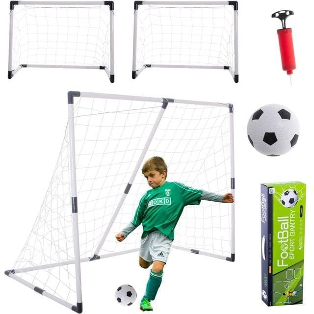 Pricenet Fodboldmål Til Børn 2in1 143x110x70 cm