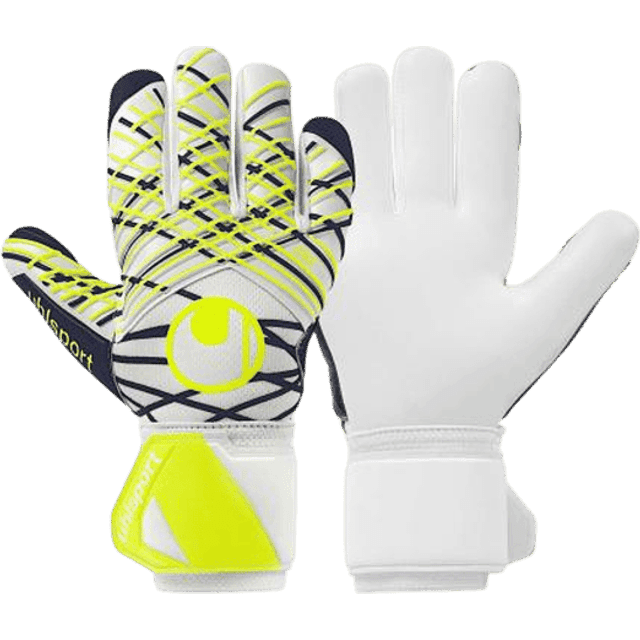 Uhlsport Målmandshandske Absolutgrip HN Pro Hvid Sort Gul Børn