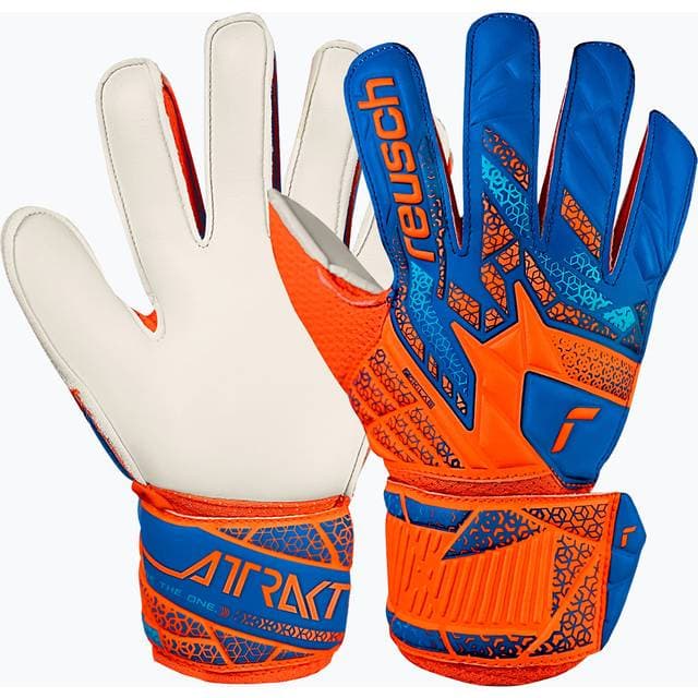 reusch Målmandshandske Attrakt Solid GK LAB Orange Blå Børn