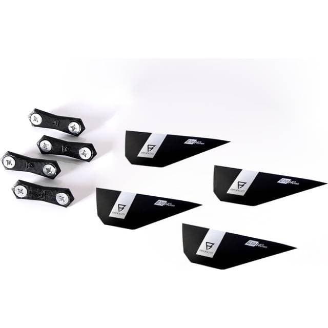 Brunotti Kitesurfing G10 Twintip Finner Sæt Af 4