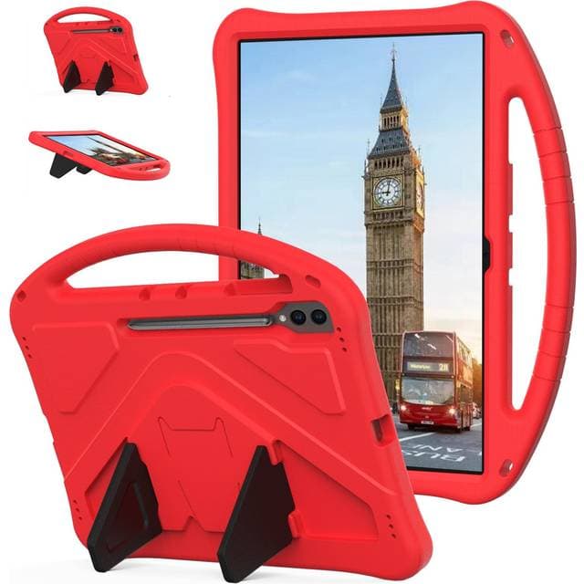 Eiderwood Børnevenligt Etui til Samsung Galaxy Tab S10 Ultra med Kickstand Rød