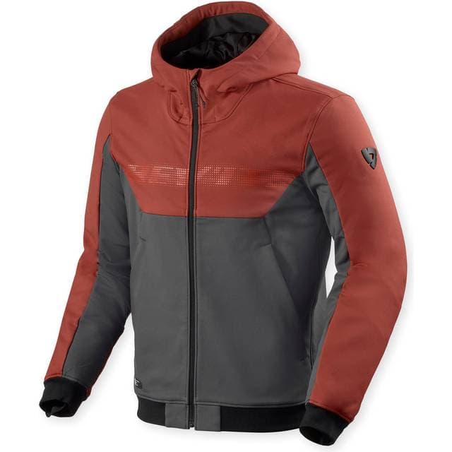 Rev'it! MC-Hættetrøje Parabolica 2 Bourgogne - Rød/Grå