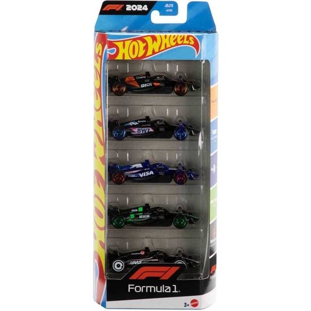 Hot Wheels Formula 1 Racer Team Legetøjsbiler Set 5