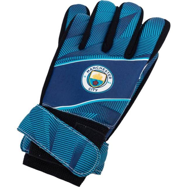 Manchester City FC Childrens Kids Fuse Goalkeeper Gloves