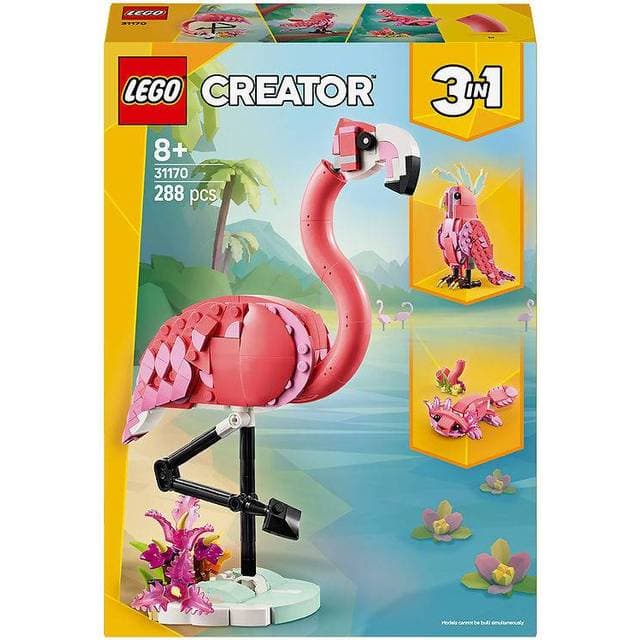 LEGO Creator 3 in 1 Vilde dyr Pink flamingo 31170