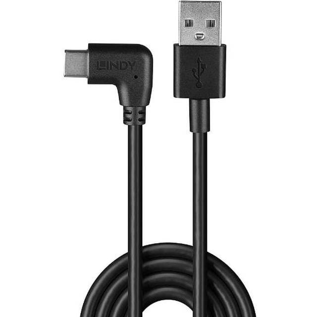 Lindy USB 2.0 Kabel Vinkel 90° 0.50 Meter