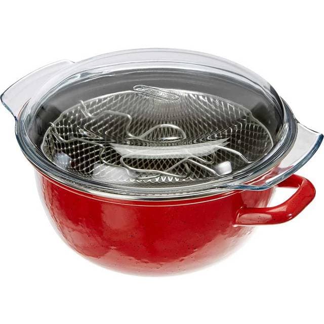 Ibili Korinto Fryer With Basket And Lid 24 cm Durchsichtig