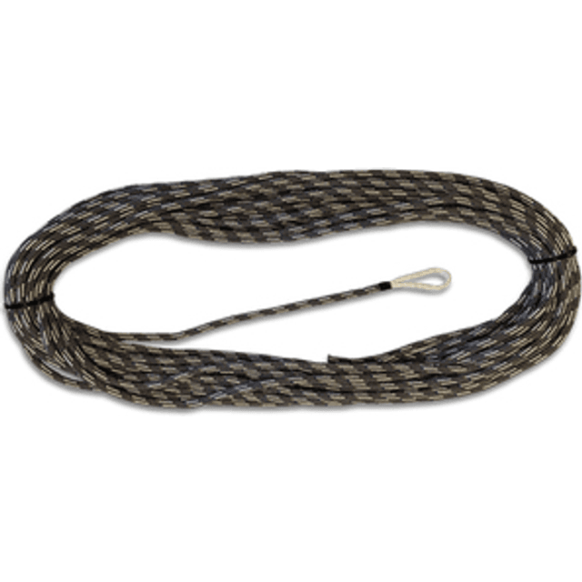 Liros Dyneema Fald M/Loop 8mm x 25 mtr Grå/Hvid