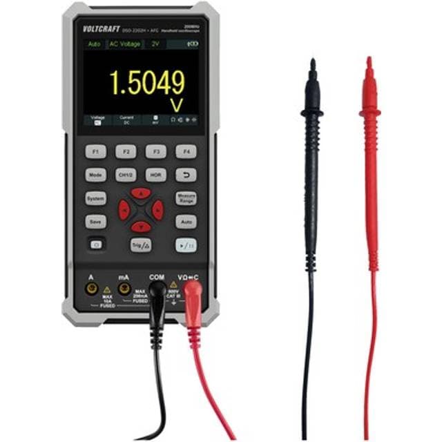 Voltcraft DSO-2202H AFG Håndholdt Oscilloskop 200 MHz 2-Kanals