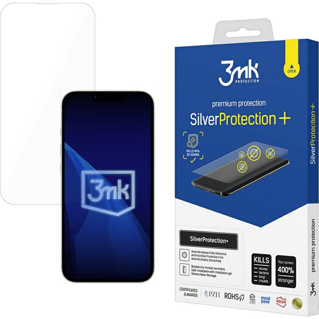 3mk Folia Antymikrobowa Montowana Na Mokro SilverProtect+ Apple iPhone 16E
