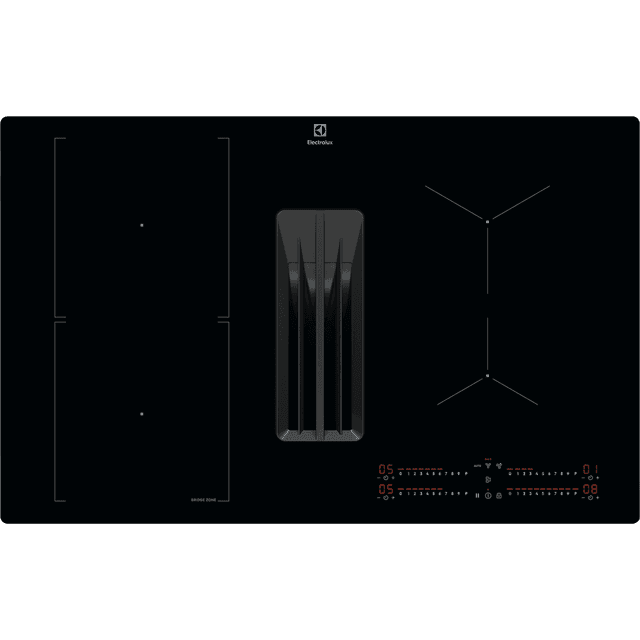 Electrolux Induktionskogeplade Med Emhætte 80 cm HHOB860C