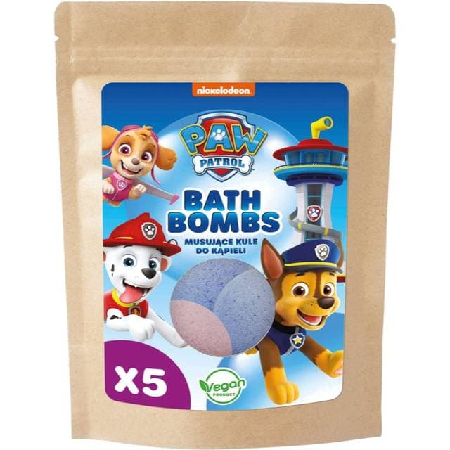 Nickelodeon Paw Patrol Bath Bomb Badebombe Blanding til Børn Universal 5x50 g