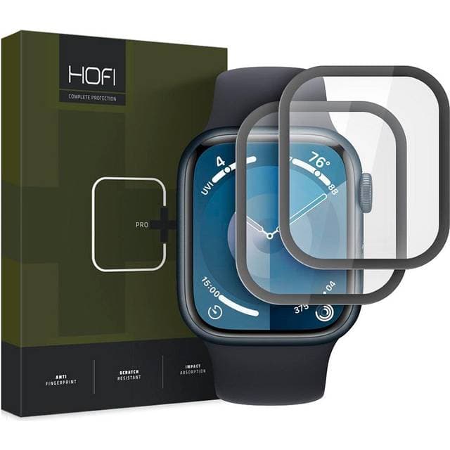 Hofi Apple Watch 9 8 7 45mm Hybrid Pro+ Beskyttelsesglas 2 stk
