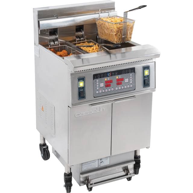 Casselin Elfrituregryde Med Filtrering 12 + 22 Liter 8,5+17kW