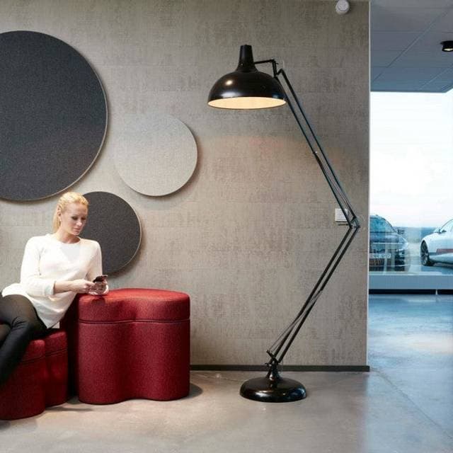 Götessons Lydabsorbent Sound Off EcoSUND Væg Ø800 mm Hvid