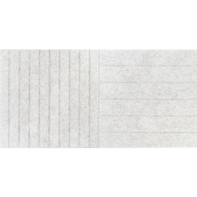 Troldtekt Akustikplade Wall Deco V-line 60x60 cm Hvid