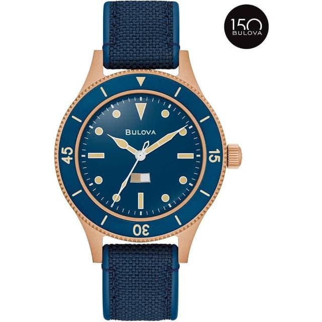 Bulova Mil Ships Archive 98A325 41 mm Automatisk Safirglas