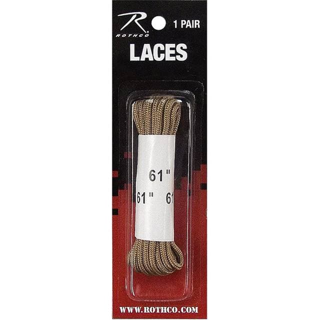 Rothco Militær Snørebånd til Støvler 155 cm Khaki
