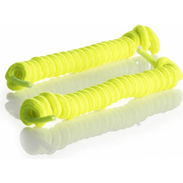 Springyard Snørebånd Der Binder Sig Selv Gul