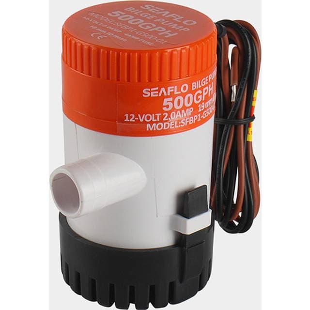 Seaflo Nedsænkbar Elektrisk Lænsepumpe 01-500 GPH 31 Liter 24V
