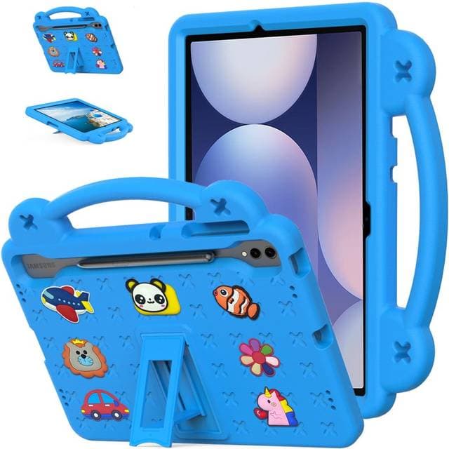 Eiderwood EVA Sikkerhedscase til Børn Samsung Galaxy Tab S10+ Tab S9+ Tab S8+ Tab S7+ Tablet Cover Blå