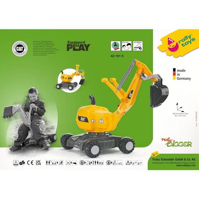 Rolly Toys Caterpillar Mobile 360 Degree Excavator