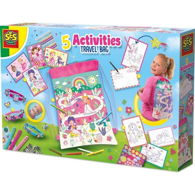 SES Creative 5 Activities Travel Bag - Klar