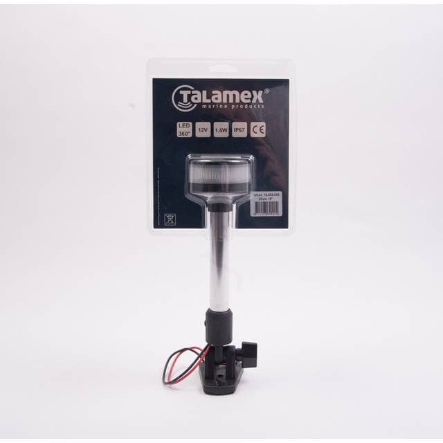 Talamex LED Navigationslys 360° Nedfældeligt 12V IP67 1,5W