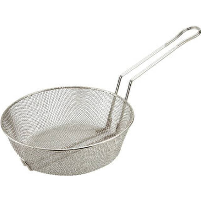 Winco Culinary Basket 12-Inch Fine Mesh Medium