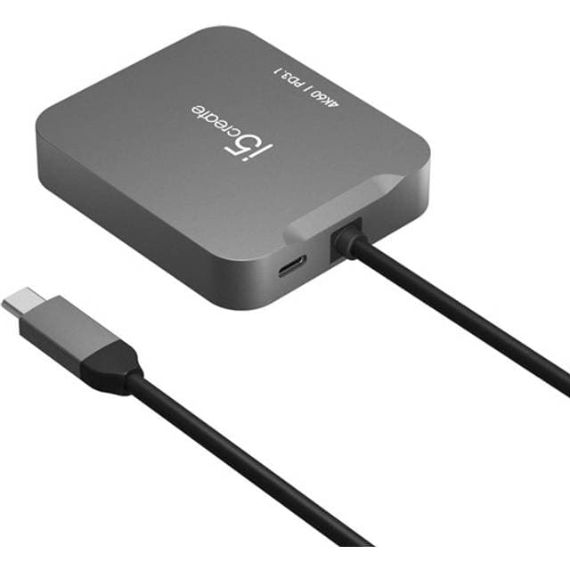 j5create 5-in-1 USB-C Travel Adapter with Ethernet and 140W PD