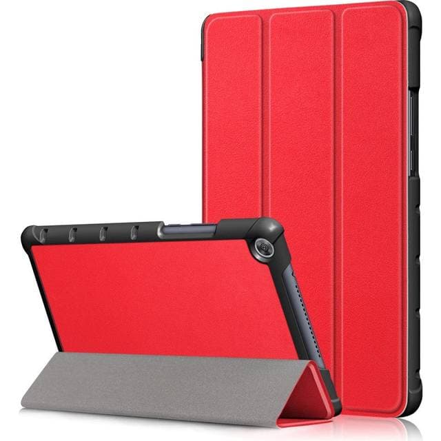 INCOVER Huawei MediaPad M5 Lite 8 Tri-Fold Læder Cover Rød