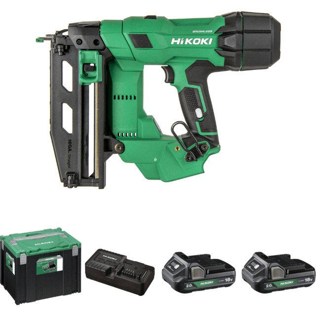 Hikoki NT1865DSA Batteri Sømpistol Inkl Ekstra Batteri