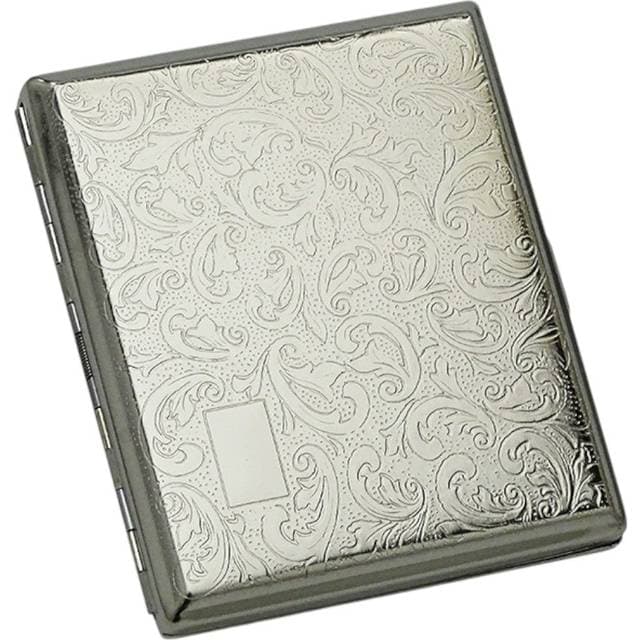 Excellent Cigaret Etui 20 King Size Classic Chrom