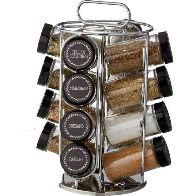 Kamenstein 16 Jar Montauk Revolving Countertop Spice Rack