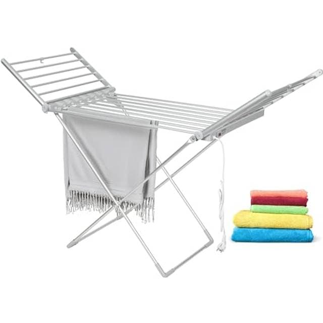 Zilan Elektrischer Wäscheständer mit Heizung - XXL