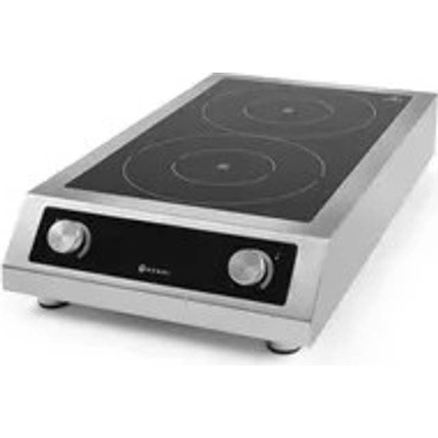 Hendi Kogeplade Dobbelt Induktionskomfur 2x 3500W Model 7000