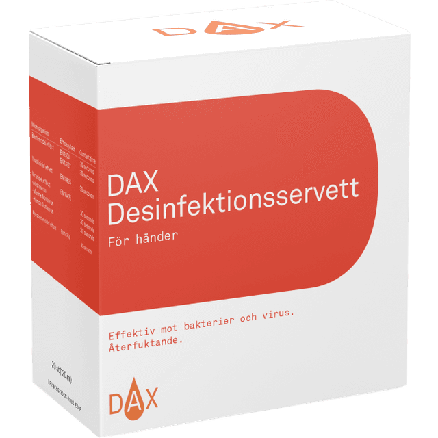 Dax Disinfectant Wipes 20-pak