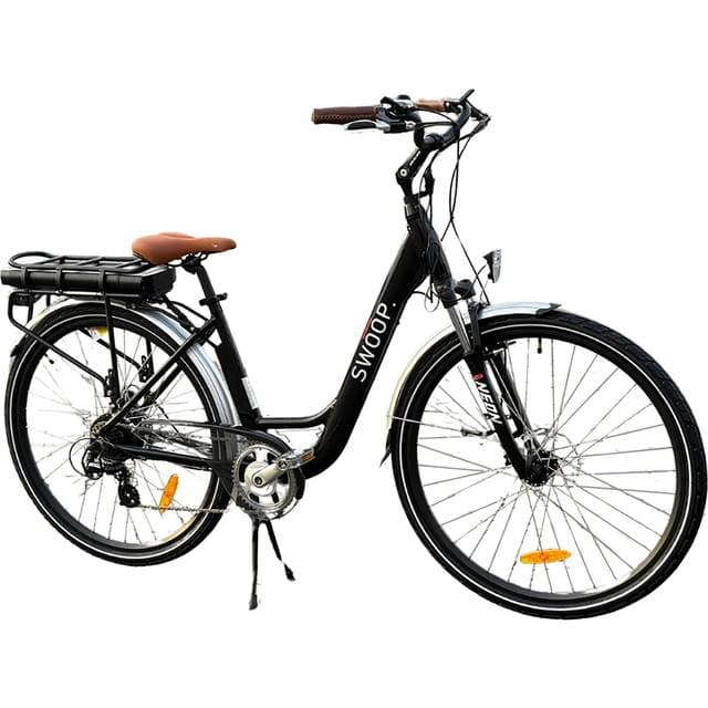 Swoop Elcykel City til Kvinder 28" Sort