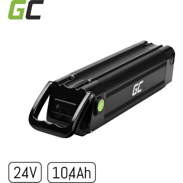Green Cell GC Silverfish Batteri Til Ebike Elcykel 24V 10.4Ah 250Wh XLR