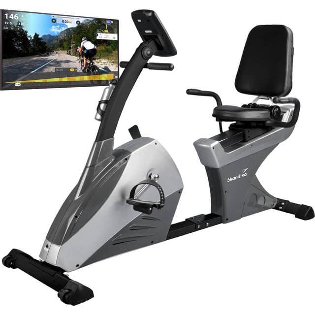 Skandika Liege Ergometer Centaurus Bluetooth Silber