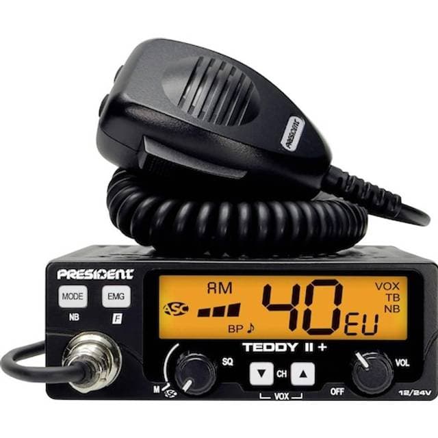 President Radio CB Teddy II+ ASC VOX 12/24V AM/FM