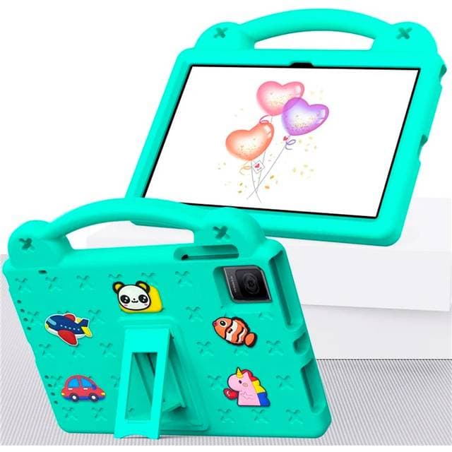 Eiderwood TCL Tab 10 Gen 2 T-Mobile Revvl Tab Børne Cover m. Læseholder & Tegneholder Grøn