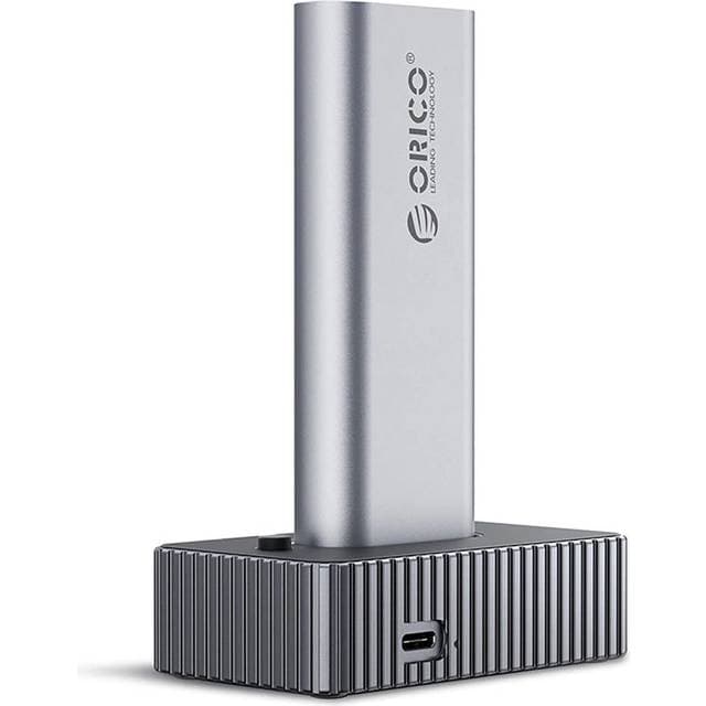 Orico Docking Station til M.2 NVMe/SATA Drive Grå