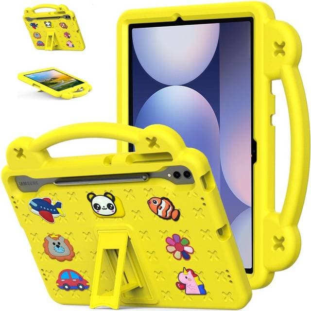 Eiderwood EVA Sikkerhedscase til Børn Samsung Galaxy Tab S10+ Tab S9+ Tab S8+ Tab S7+ Tablet Cover Gul
