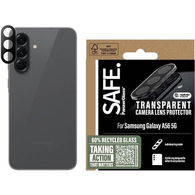 PanzerGlass Safe Kameralinsebeskyttelse Transparent til Galaxy A56 5G