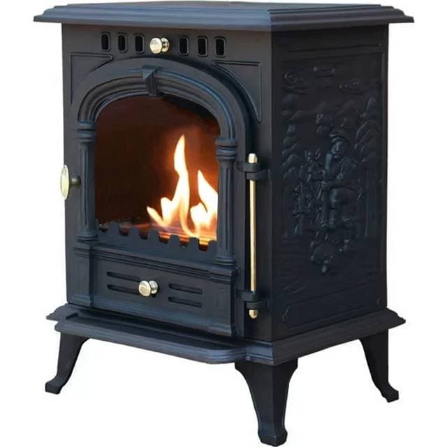 ScandiFlames Fritstående Biopejs i Støbejern