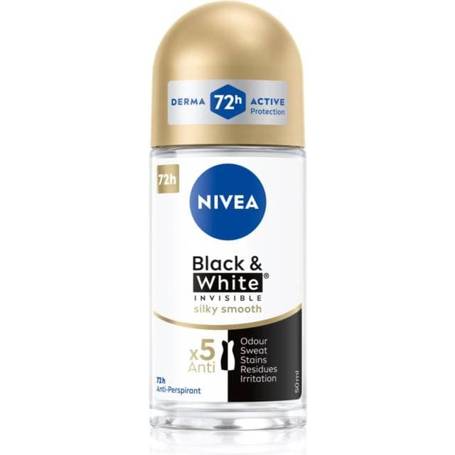 Nivea Invisible Black & White Silky Smooth Antiperspirant Roll-On 50 ml 50ml