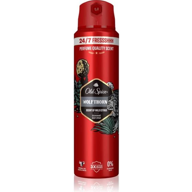 Old Spice Wolfthorn Spray Deodorant Til Mænd 200 ml 200ml