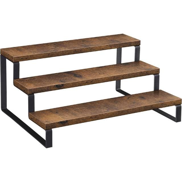 Giikin 3-Tier Spice Rack 138 Inch Wood Step Shelf