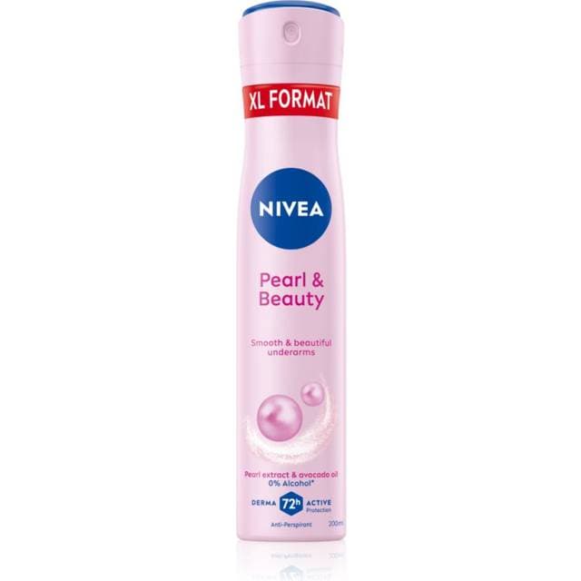 Nivea Pearl & Beauty Antiperspirant Spray 72 Timer 200 ml 200ml